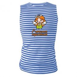 Майка-тельняшка Любимая крестная