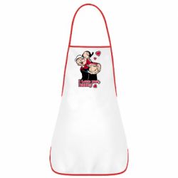 Фартук Люблю тебя, детка - PrintSalon