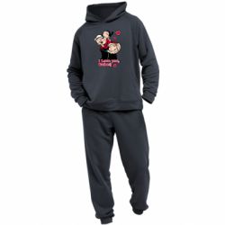 Мужской костюм Люблю тебя, детка - PrintSalon