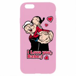 Чехол для iPhone 6/6S Люблю тебя, детка - PrintSalon