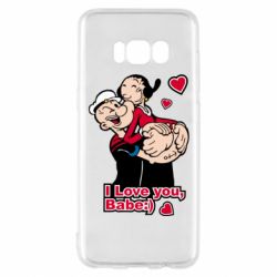 Чехол для Samsung S8 Люблю тебя, детка - PrintSalon