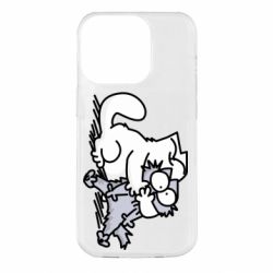 Чохол для iPhone 14 Pro Любов котів - PrintSalon