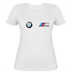 Женская футболка M POWER 3D Logo - PrintSalon