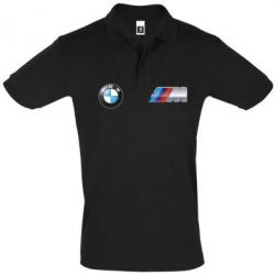 Мужское поло M POWER 3D Logo - PrintSalon