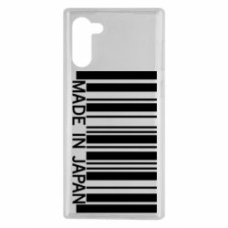 Чехол для Samsung Note 10 Made in japan - PrintSalon