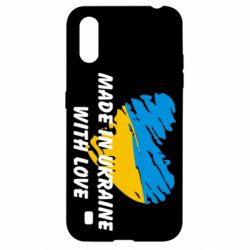 Чохол для Samsung A01 / M01 Made in Ukraine with Love-PrintSalon Чохол для Samsung A01 / M01 Made in Ukraine with Love