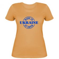 Женская футболка Made in Ukraine