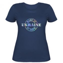 Женская футболка Made in Ukraine Голограмма