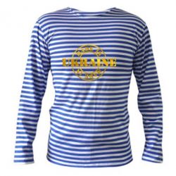Тельняшка с длинным рукавом Made in Ukraine Голограмма - PrintSalon