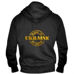 Мужское худи на молнии Made in Ukraine Голограмма - PrintSalon