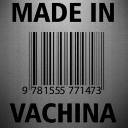 Наклейка Made in vachina - PrintSalon