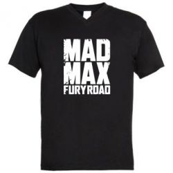 Мужская футболка  с V-образным вырезом MadMax - PrintSalon