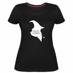 Женская премиум футболка Magic is coming - PrintSalon