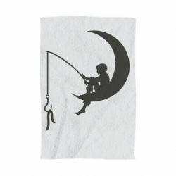 Полотенце с принтом Мальчик рыбачит - PrintSalon