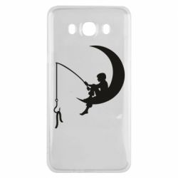 Чехол для Samsung J7 2016 Мальчик рыбачит - PrintSalon
