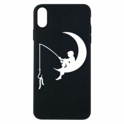 Чехол для iPhone Xs Max Мальчик рыбачит - PrintSalon
