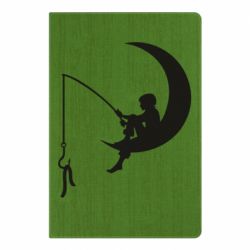 Блокнот с принто Мальчик рыбачит - PrintSalon