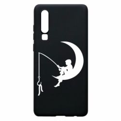 Чехол для Huawei P30 Мальчик рыбачит - PrintSalon