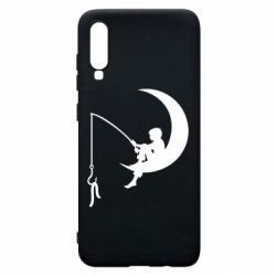 Чехол для Samsung A70 Мальчик рыбачит - PrintSalon