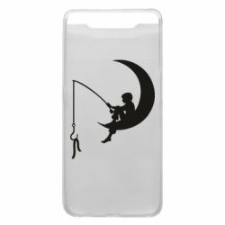 Чехол для Samsung A80 Мальчик рыбачит - PrintSalon