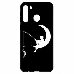 Чехол для Samsung A21 Мальчик рыбачит - PrintSalon