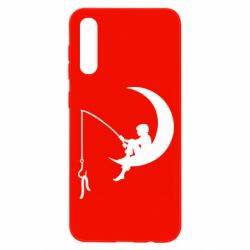 Чехол для Samsung A50 Мальчик рыбачит - PrintSalon