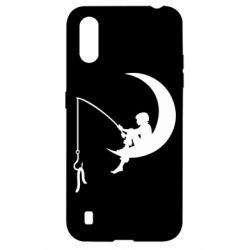 Чехол для Samsung A01/M01 Мальчик рыбачит