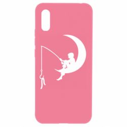 Чехол для Xiaomi Redmi 9a Мальчик рыбачит