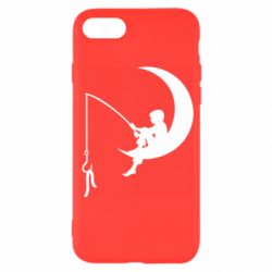 Чехол для iPhone SE 2022 Мальчик рыбачит - PrintSalon