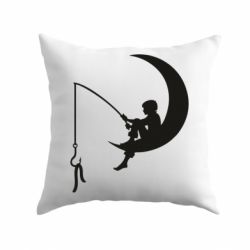 Подушка Мальчик рыбачит - PrintSalon