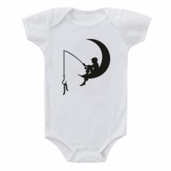 Детский бодик Мальчик рыбачит - PrintSalon