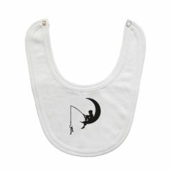 Слюнявчик  Мальчик рыбачит - PrintSalon