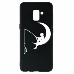 Чехол для Samsung A8+ 2018 Мальчик рыбачит - PrintSalon