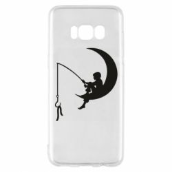 Чехол для Samsung S8 Мальчик рыбачит - PrintSalon