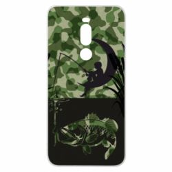 Чохол для Meizu Note 8 Хлопчик сидячи на місяці рибалить - PrintSalon