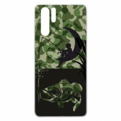 Чохол для Huawei P30 Pro Хлопчик сидячи на місяці рибалить - PrintSalon