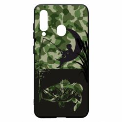 Чохол для Samsung A60 Хлопчик сидячи на місяці рибалить - PrintSalon