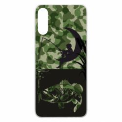 Чохол для Samsung A70 Хлопчик сидячи на місяці рибалить - PrintSalon