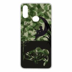 Чохол для Samsung A10s Хлопчик сидячи на місяці рибалить - PrintSalon