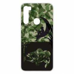 Чохол для Xiaomi Redmi Note 8 Хлопчик сидячи на місяці рибалить - PrintSalon