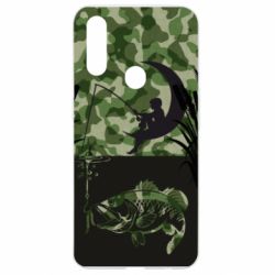 Чохол для Oppo A31 Хлопчик сидячи на місяці рибалить - PrintSalon