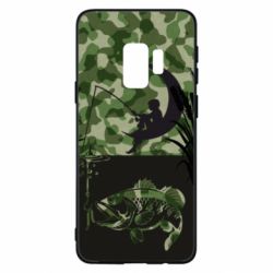 Чохол для Samsung S9 Хлопчик сидячи на місяці рибалить - PrintSalon