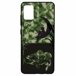 Чохол для Samsung A51 Хлопчик сидячи на місяці рибалить - PrintSalon