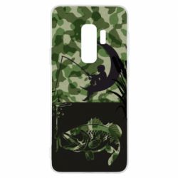 Чохол для Samsung S9+ Хлопчик сидячи на місяці рибалить - PrintSalon
