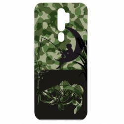 Чохол для Oppo A5/A9 2020 Хлопчик сидячи на місяці рибалить - PrintSalon