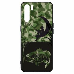 Чохол для Oppo A91 / Reno3Хлопчик сидячи на місяці рибалить - PrintSalon