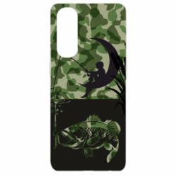 Чохол для Oppo Reno 4 Pro Хлопчик сидячи на місяці рибалить - PrintSalon