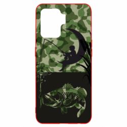 Чохол для Oppo Reno 5 Lite Хлопчик сидячи на місяці рибалить - PrintSalon