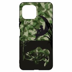 Чохол для Xiaomi Mi11 Lite Хлопчик сидячи на місяці рибалить - PrintSalon