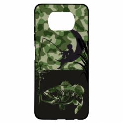 Чохол для Xiaomi Poco X3 Хлопчик сидячи на місяці рибалить - PrintSalon